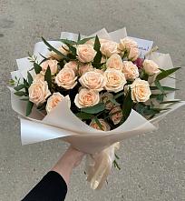 Букет Кремовые розы Латте в Таганроге