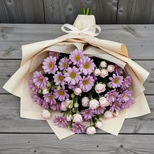 Букет цветов из:  Розы и Хризантемы в Таганроге