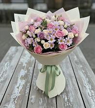 Букет цветов из:  Розы и Хризантемы в Таганроге