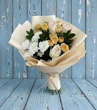 Букет цветов из:  Розы и Хризантемы в Таганроге