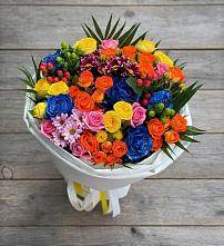 Букет цветов из:  Розы и Хризантемы в Таганроге