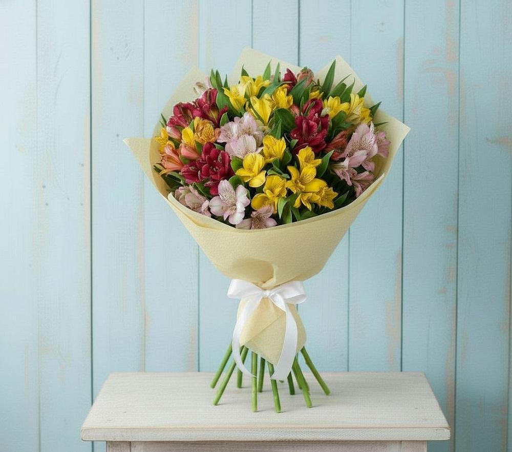 Букет цветов из: Альстромерии в Таганроге