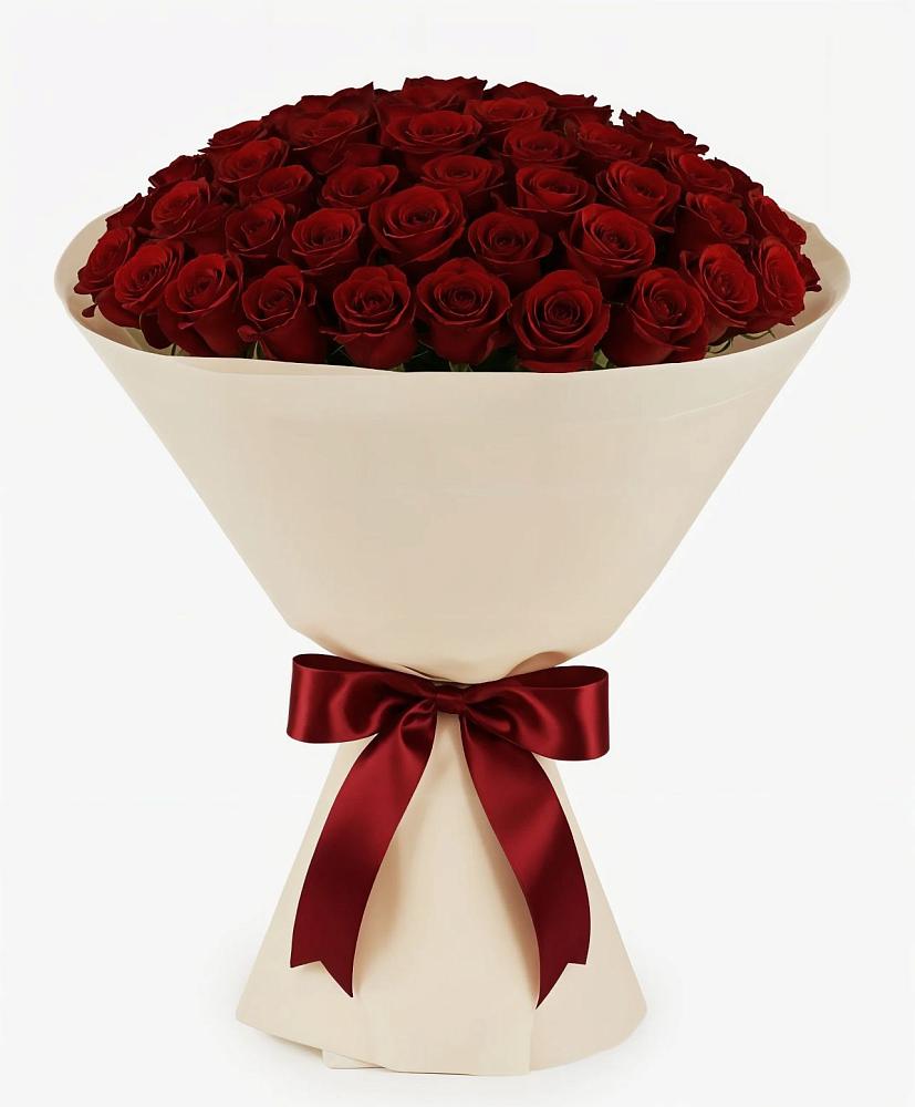 Букет 101 Бордовая роза Блэк Бакарра в Таганроге