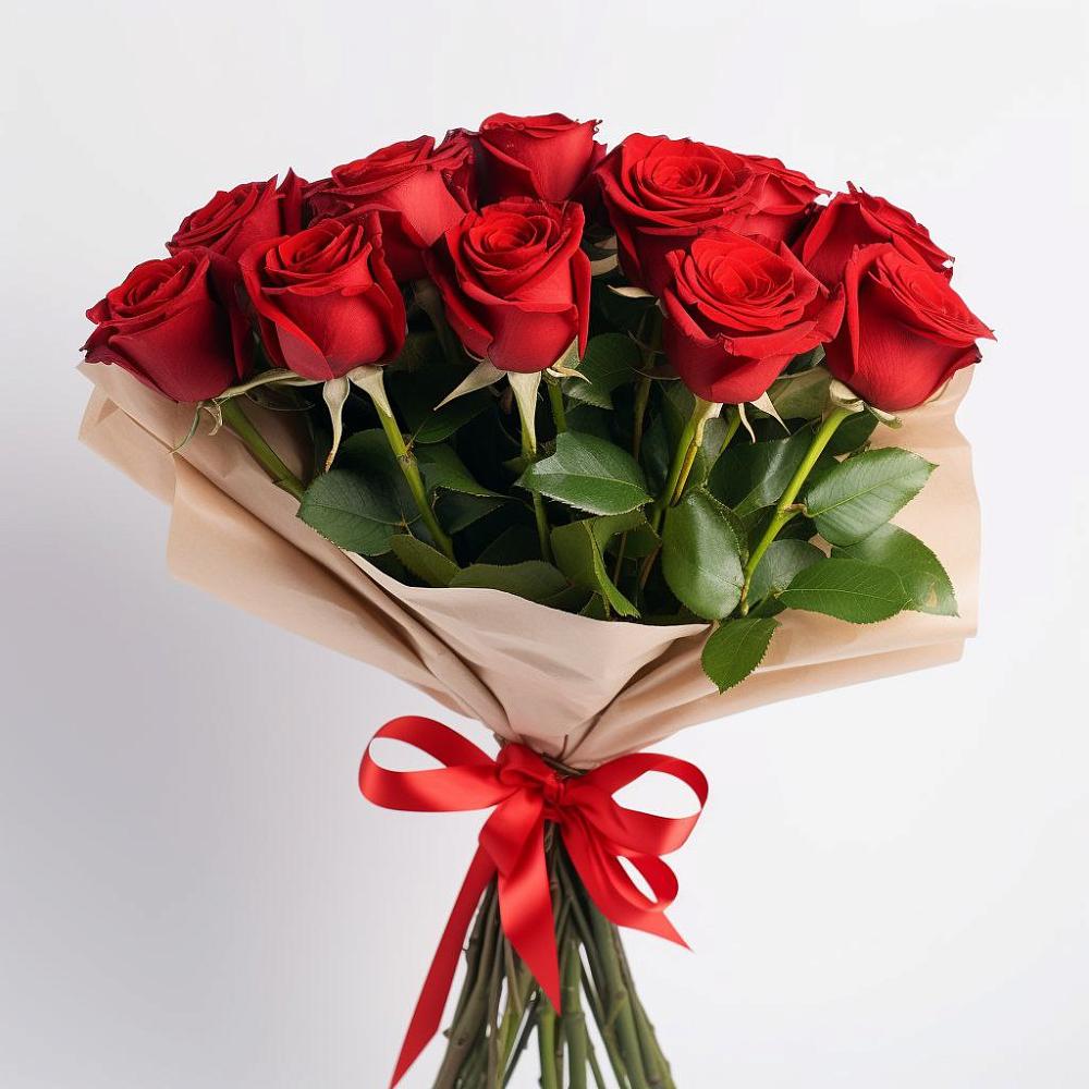 Букет 11 Красных роз Эдлесс Лав в Таганроге